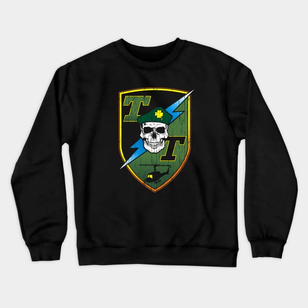 T/T Badge Crewneck Sweatshirt by dustbrain